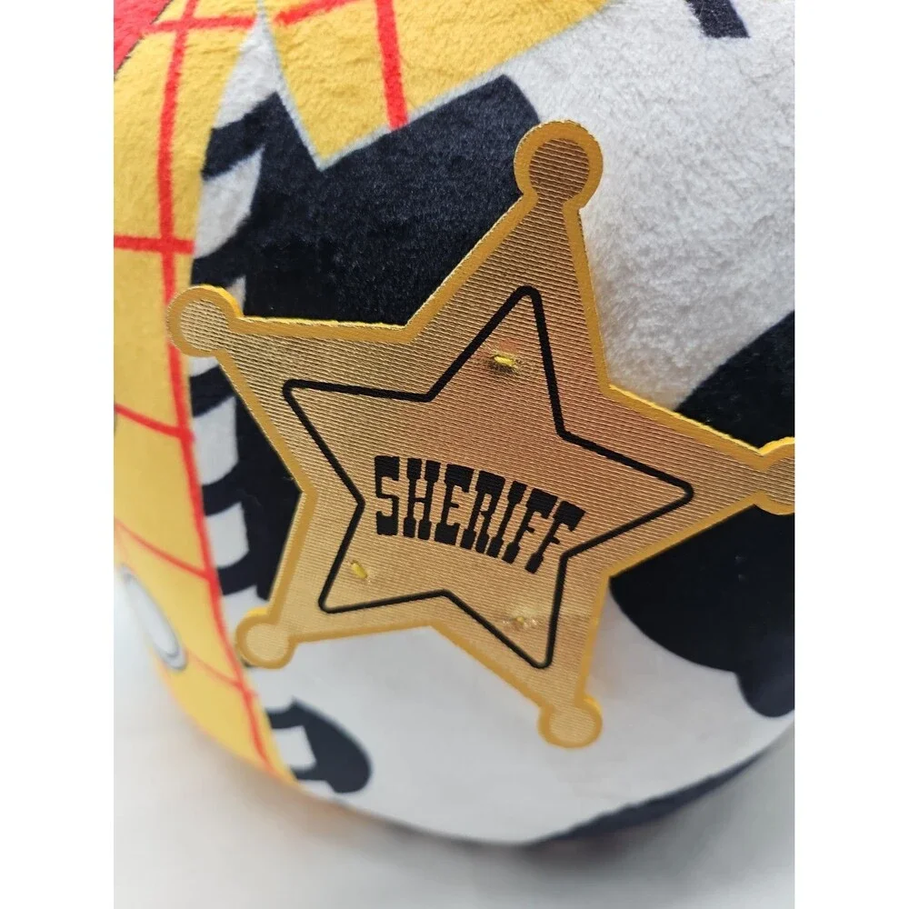 Pixar Toy Story Woody Plush Basket w/ Handle Round Multicolor Halloween